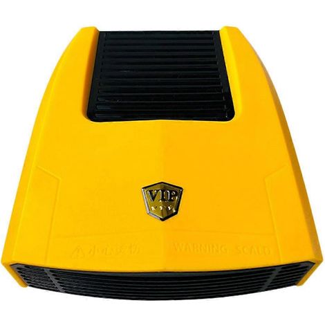 Auto-windschutzscheibenheizung Und -enteiser, Tragbare Heizung, Schnellkühlventilator – 12,5 X 10 Cm – Gelb