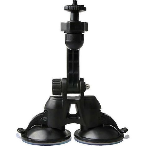 Robuste Autohalterung Mit Zwei Saugnäpfen Für Action-kameras, Multifunktionale Halterung Kompatibel Mit Dem Sjcam Dashcamcorder (schwarz) – 17,2 X 10 X 6,5 Cm – Schwarz
