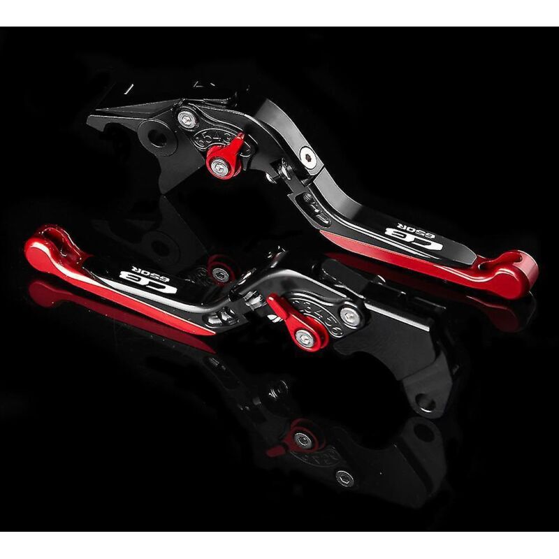 Verstellbare Griffe Für Honda Cb650r Motorrad (2019-2022-2021): Kurze Und Lange Brems- Und Kupplungshebel, Schwarz Und Rot.