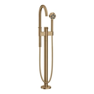 hansgrohe Wannen-Einhebelmischer Axor One Ausl. 220mm, bodensteh., brushed bronze