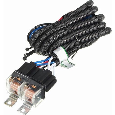 Kabelbaum Mit 12v H4 Abblendlichtrelais Für Autoscheinwerfer - 140x2cm
