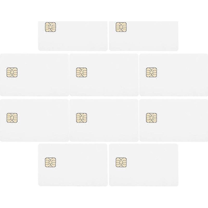 20 Chipkarten, Kontaktkarten, Blankokarten, Karten Für Zutrittskontrollsysteme – 8,4 X 5,4 Cm