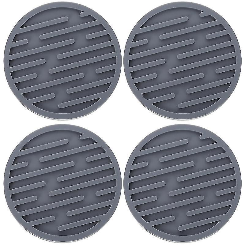 Set Mit 4 Silikon-tassenuntersetzern