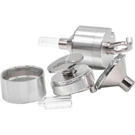 Manuelle Pulvermühle Aus Metall, Gewürzmühle Mit 44-mm-glasschale
