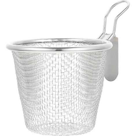 Multifunktionales Nudelsieb Aus Netzgewebe Für Den Hausgebrauch, Praktisches Haushaltsaccessoire – Silber