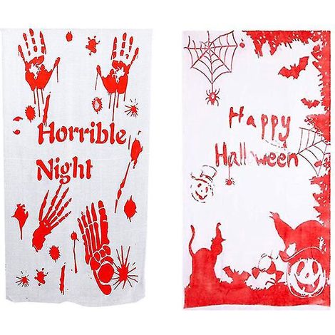 Halloween-vorhänge (2er-set) Zur Halloween-dekoration