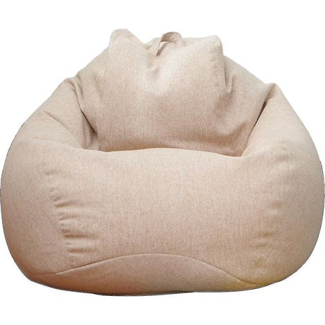 Extra Großer Pouf, Neu Mit Bezug, Indoor-sofa Und Liegesessel Für Erwachsene Und Kinder. Sonderangebot (kostenlose Lieferung) – 100 X 120 Cm – Khaki