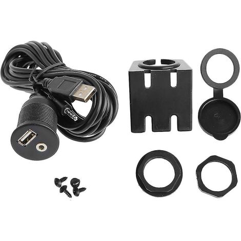 Usb- Und 3,5-mm-konverteradapter Für Mobiltelefone Im Auto (länge: 2 M)