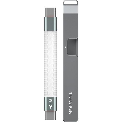 Kurzes Usb-c-zu-usb-c-kabel [9 Cm 3,54 Zoll] 40 Gbit/s Für 4 Emark-chips