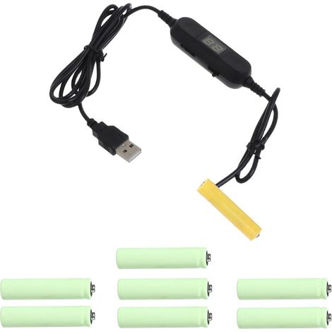 Usb-auf-1,5v-12v-lr03-aaa-adapter Für Fernthermometer/hygrometer
