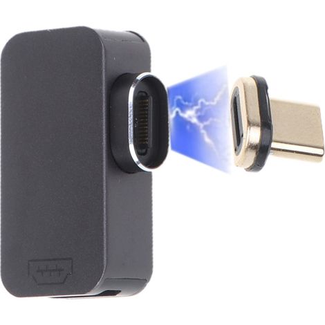 Magnetischer Usb-c-zu-hdmi-2.0-adapter, 4k-kompatibel Bei 60 Hz, 90°-winkel