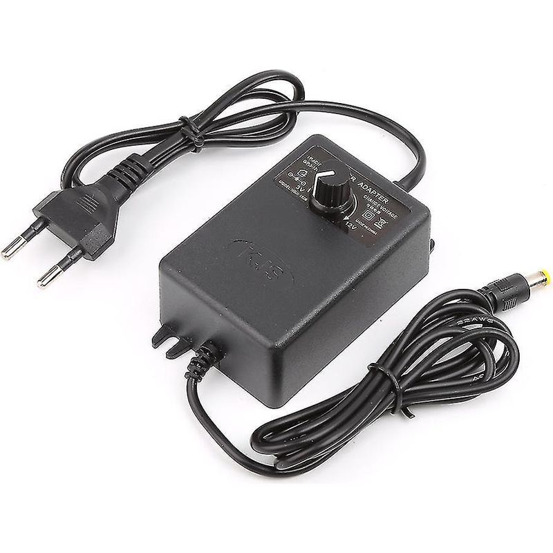 Einstellbares Netzteil Für Motordrehzahlregler 3-12v 2a, Europäischer Stecker