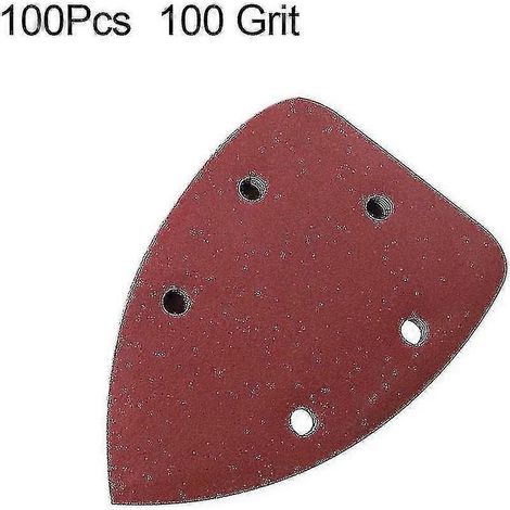 Dreieckiges Schleifpapier Zum Polieren Und Glätten, Körnung 40–320 – Größe, Farbe: Körnung 100, 100 Stück