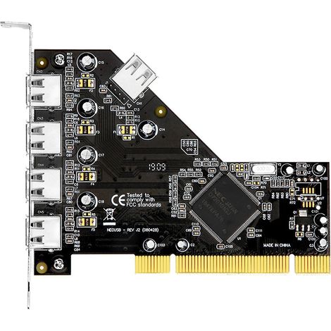 Pci-zu-usb-5-x-usb-2.0-multiplikator-adapter Für Desktop-pc