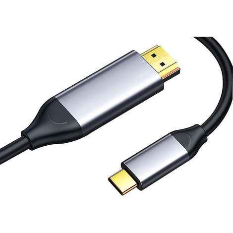 Usb-typ-c-zu-hdmi-kabel, Kompatibel Mit 4k Bei 30 Hz (3 Kabel), Für Zuhause Und Büro