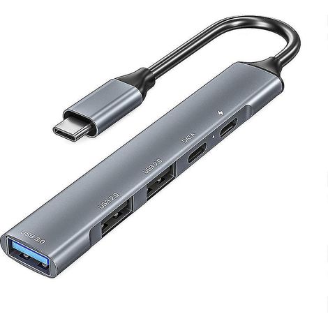 Usb 3.0-hub, Laptop-dockingstation Mit Hochgeschwindigkeits-datenübertragung Von 5 Gbit/s