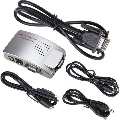 Videosignalwandler, Umschaltbox, Ntsc Pal Vga Zu Tv Av Rca Composite Adapter