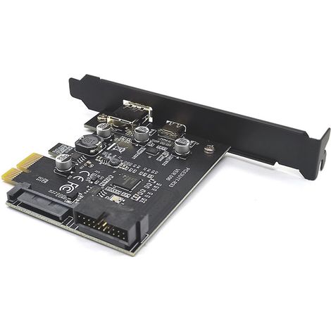Usb 3.0 Typ-c Adapterkarte Für Pc-frontgehäuse (typ-c Auf Pci-e X1, X4, X8, X16 Konverter)
