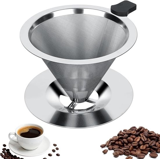 Wiederverwendbarer Kaffeefilter Aus Edelstahl – Nachhaltig Und Papierlos
