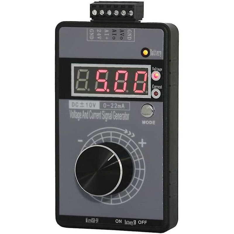 Einstellbarer 4-20 Ma Signalgenerator, Analoger Strom- Und Spannungssimulator, 0-10 V/0-20 Ma Signalquellen Für