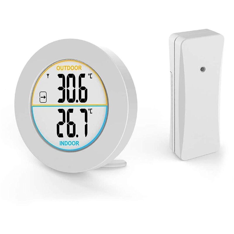 Innen- Und Außenthermometer, Kabelloses Digitalthermometer Mit Sonden, Hd-lcd-temperaturanzeige