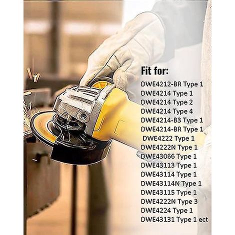 Packung Mit 8 Winkelschleiferbürsten N257540, Kompatibel Mit Dewalt Dwe402 Und Dwe4214 Winkelschleifern