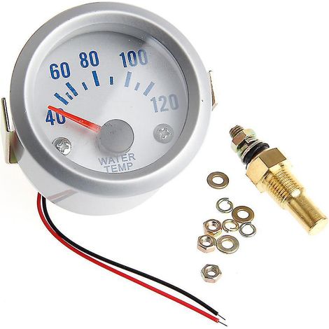 Digitale Wassertemperaturanzeige Für Elektroautos Mit Zeiger, 2" 52 Mm, Neu