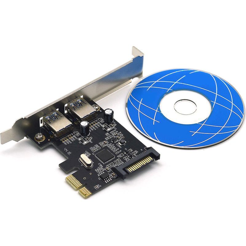 Pci-e X4 X8 X16 Erweiterungskarte Mit 2 Usb 3.0 Gen 1 Anschlüssen