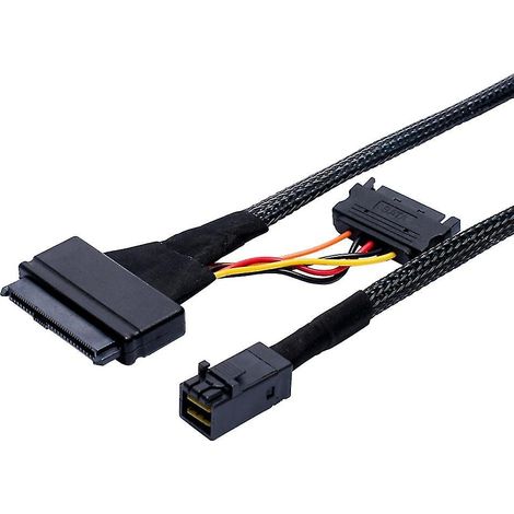0,5 M Langes Internes 12-gb/s-sff-8643-zu-sff-8639-kabel Mit 15-poligem Sata-anschluss