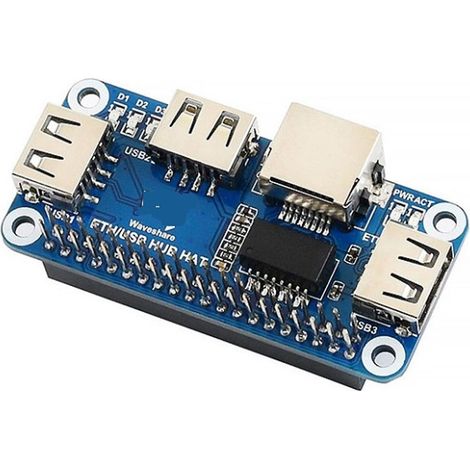 Rj45 Usb-erweiterungshub Für Raspberry Pi 4 Modell B 3b+ Zero Für W Wh 1.3