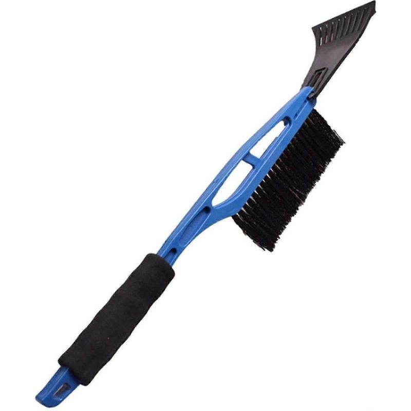 Deluxe-schneeschaufel, Schneebürste Und Eiskratzer Zum Abnehmen Für Autos, Zur Schneeräumung Von Fenstern Und Windschutzscheiben Im Winter, Zur Autopflege (farbe: Blau)