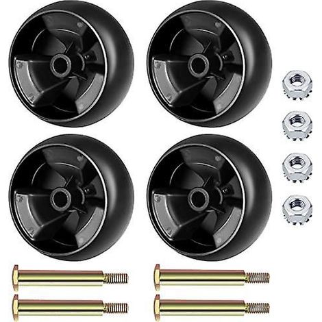 Techecook Verbesserte Mähdeckräder Für Mtd-, Cub Cadet- Und Troy-bilt-rasenmäher – Ersetzt Die Teilenummern 112-0677, 72-025 Und 938-3056