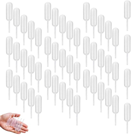 100er-pack Quetschpipetten – 4 Ml Transparente Mini-pipetten Aus Kunststoff Für Flüssigkeiten, Z. B. Für Schokolade, Cupcakes, Eiscreme Und Marmelade.