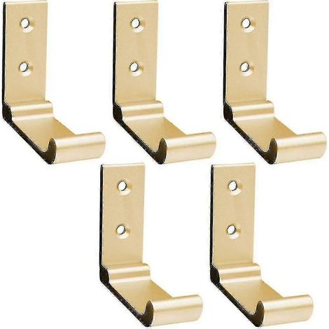 Set Mit 5 Faltbaren Aluminiumhaken Für Handtücher Und Kleidung