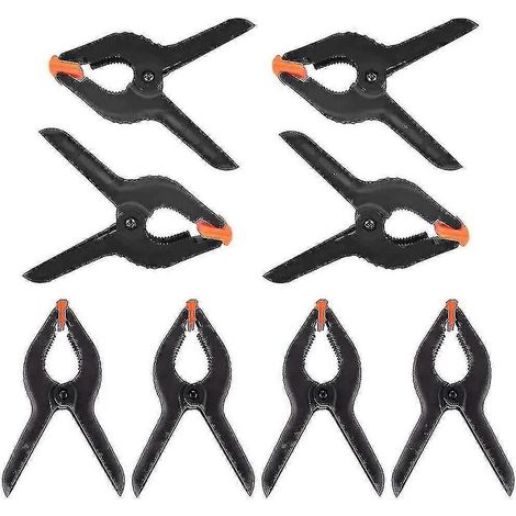 Federklemmen, Schwarze Kunststoff-federklemmen, Nylonklemmen, Klemmen Für Heimwerkerwerkzeuge