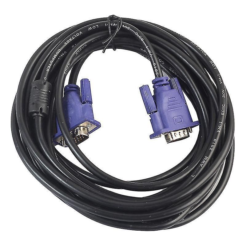 Vga-verlängerungskabel (15-polig, Stecker Auf Stecker), Längen 1,5/3/5/10 M, Für Pc, Laptop, Projektor Und Hdtv
