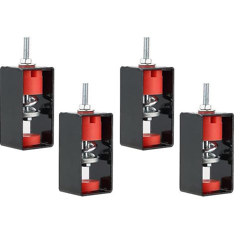 Set Aus 4 Antivibrations-deckenhalterungen, Federbelastete Schwingungsdämpfer Zur Schalldämmung Und Stoßdämpfung.