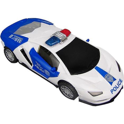 Elektrisches Polizeiauto Mit 360°-drehung Und Led-beleuchtung, Musikalisches Lernspielzeug Für Kinder, Geschenk