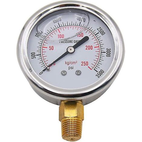 1 Edelstahl-manometer