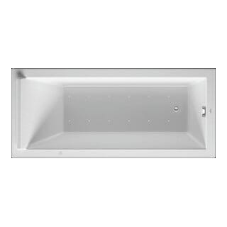Duravit Whirlwanne Starck 170x75cm, Air-Sys, EB-Version, 1 RS, we.