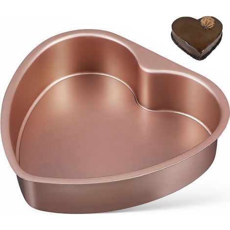 Herzförmige Kuchenform, Wiederverwendbar, 20 Cm (8 Zoll). – 20,60 X 19,50 X 5,00 Cm