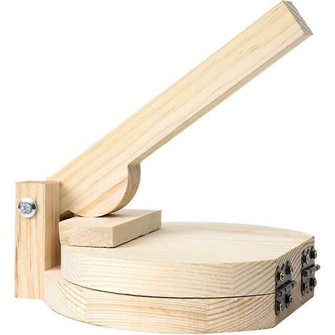 Raviolipresse Aus Holz (helle Holzfarbe) – 16,00 X 15,00 X 6,50 Cm