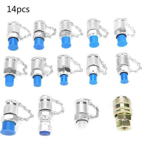 14-teiliges Hydraulikdruckprüfadapter-set Für Hydrauliksysteme