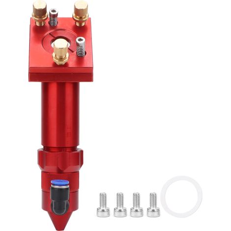 Roter Aluminium-laserkopf Für Co2-graviermaschine, Zubehör 63,5/101,6 Mm (typ A)