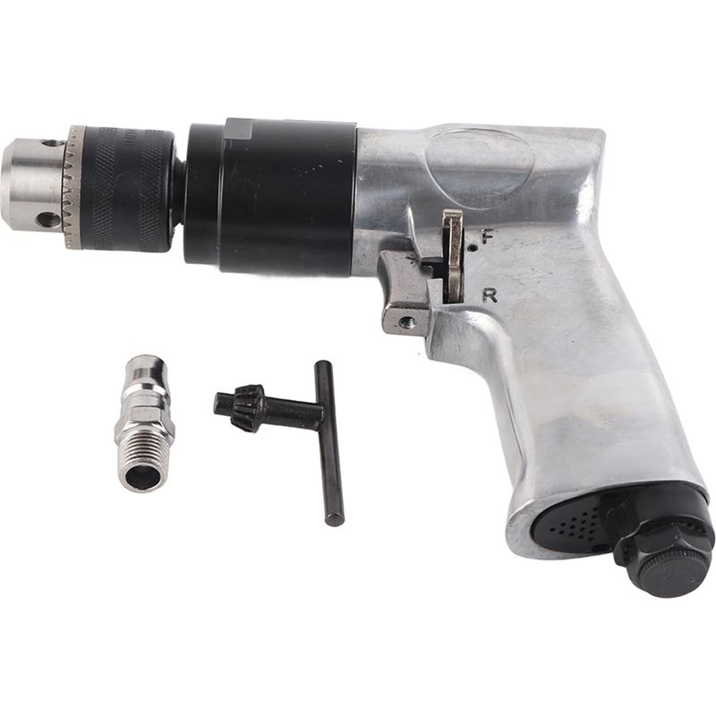 3/8"-reversible Druckluftbohrmaschine, 1800 U/min, Für Schnelles Bohren