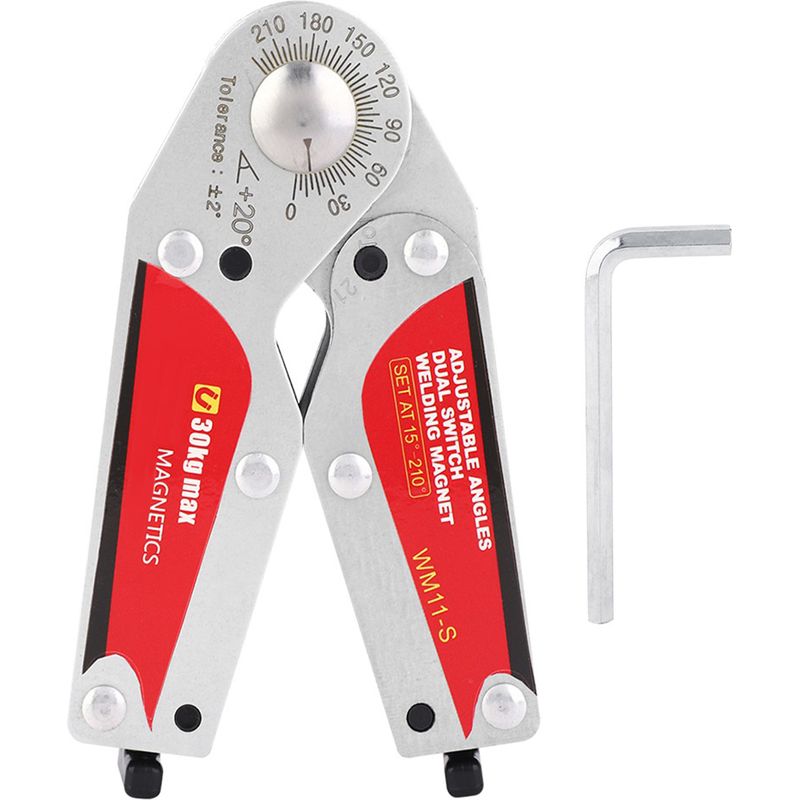 Verstellbarer Doppelschweißpositionierer Mit Magnethalterung – Handwerkzeugzubehör Wm11-s