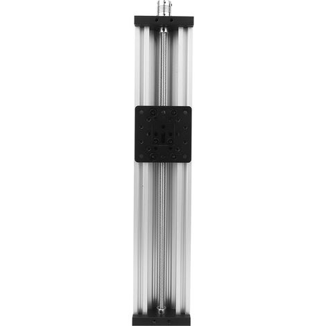 350-mm-gleitspindel-lineartisch Für 3d-drucker Und Graviermaschinen, Aluminiumlegierung Schwarz/silber