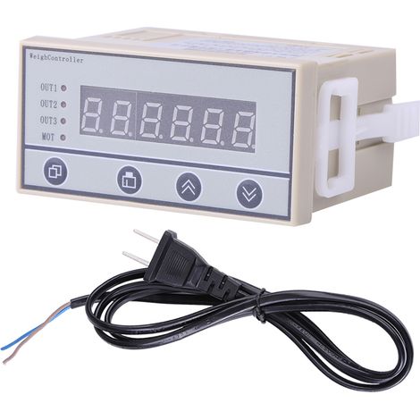 Hochpräziser Wägeregler, 220 V, 6-stellige Gewichtsanzeige Mit Led-anzeige, Us-stecker