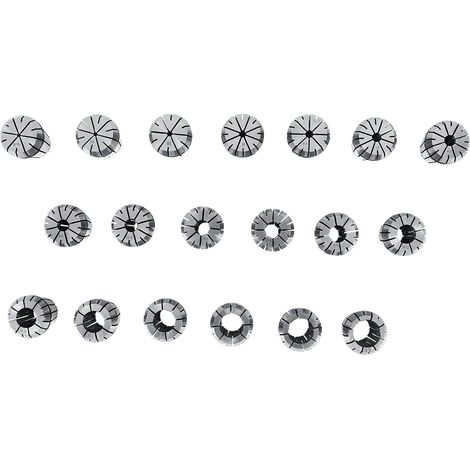 19-teiliger Er32-spannzangensatz Für Cnc-fräsmaschinen Und Drehmaschinen, Ideal Für Die Bearbeitung Und Das Schneiden.