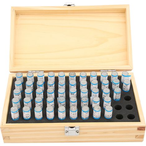 50 Stück Spindellehren 7,51–8 Mm, Toleranz 0,001 Mm, Präzisionslagerstahl